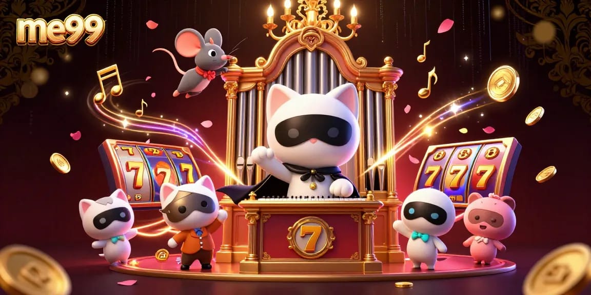Spin big wins with me99's thrilling 3D casino adventure featuring elegant phantoms and immersive gameplay.