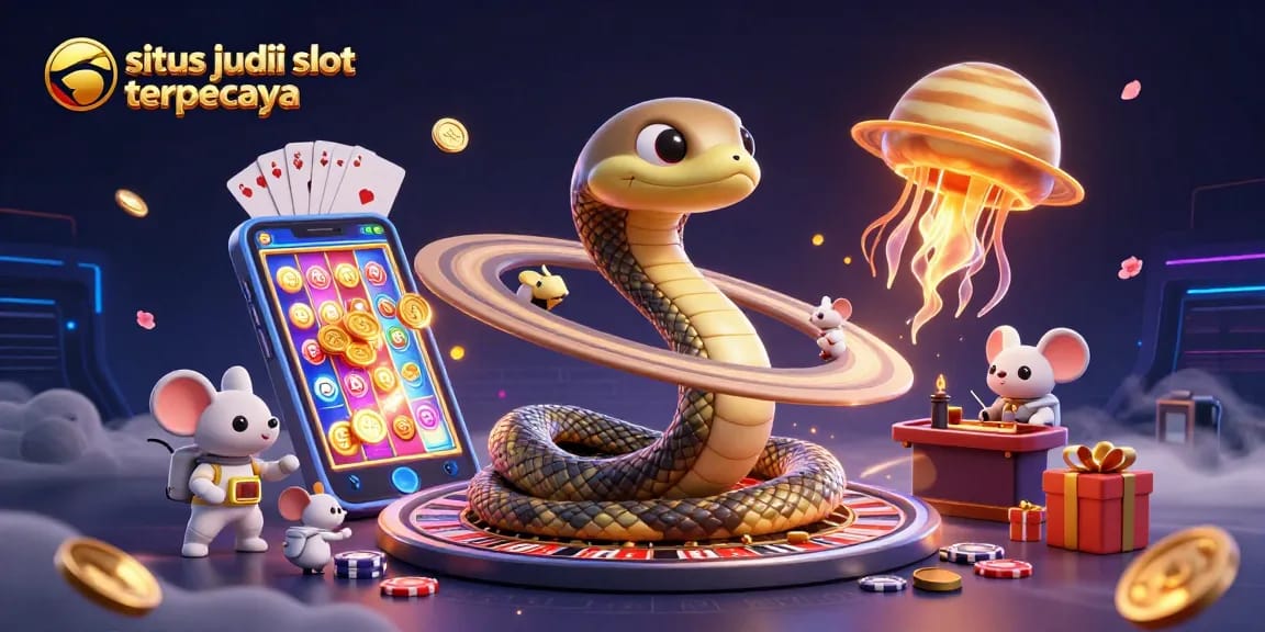 Gambarkan aksi di situs judi slot terpercaya dengan simbol jackpot dan slot bersinar di tengah lasagna teknologi.