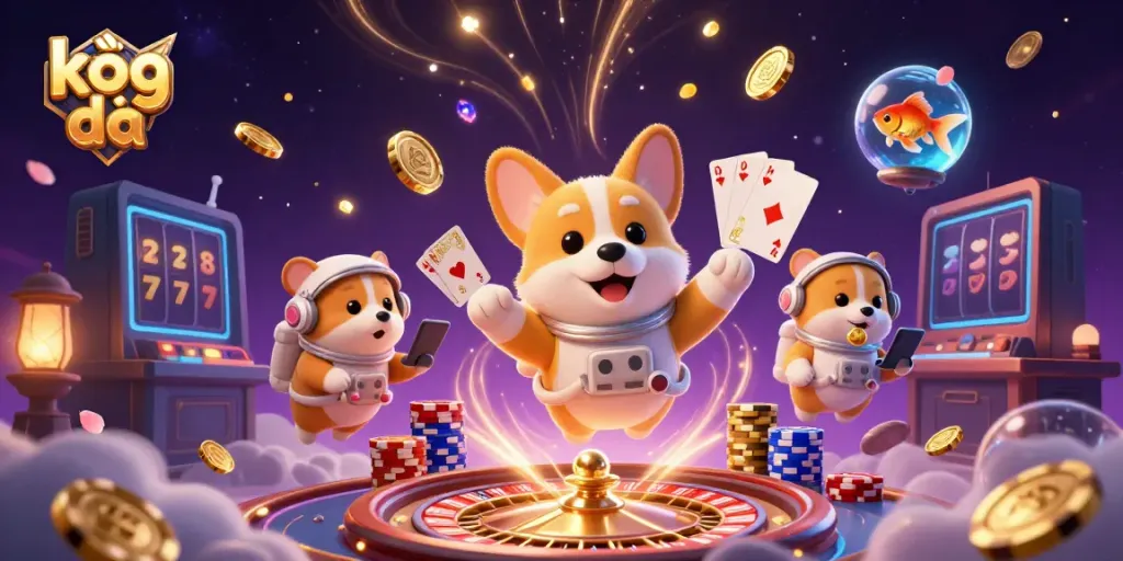 Experience thrilling sports betting with kèo bóng đá, featuring innovative gaming characters in a vibrant casino atmosphere.
