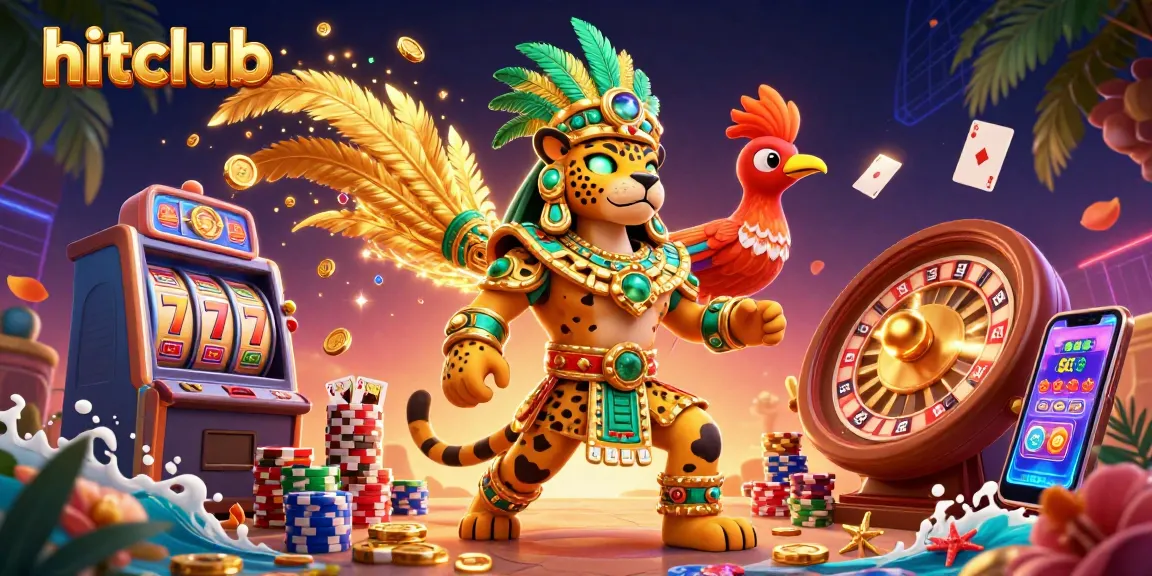 Hitclub offers thrilling slot experiences with dazzling coins and vibrant gaming action.