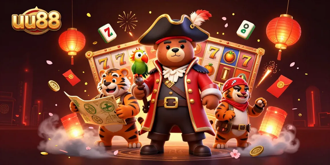 uu88 pirate captain bear spins slot reels for exciting jackpot wins