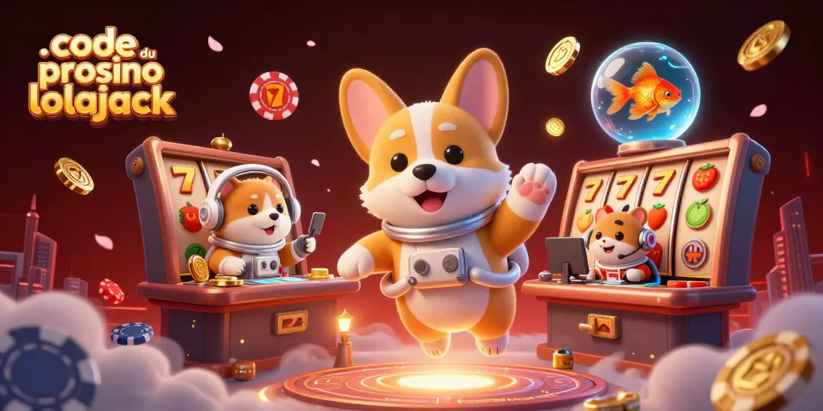 Engage with code promo du casino lolajack as a 3D astronaut corgi navigates a space casino full of riches.
