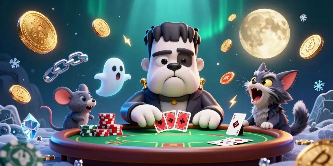 Engage with betya’s poker experience featuring a monster dealer, ghost mouse, and werewolf kitten.
