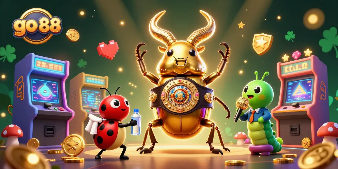 Join the excitement at go 88 with a vibrant clash of cartoon characters and colorful gaming elements.