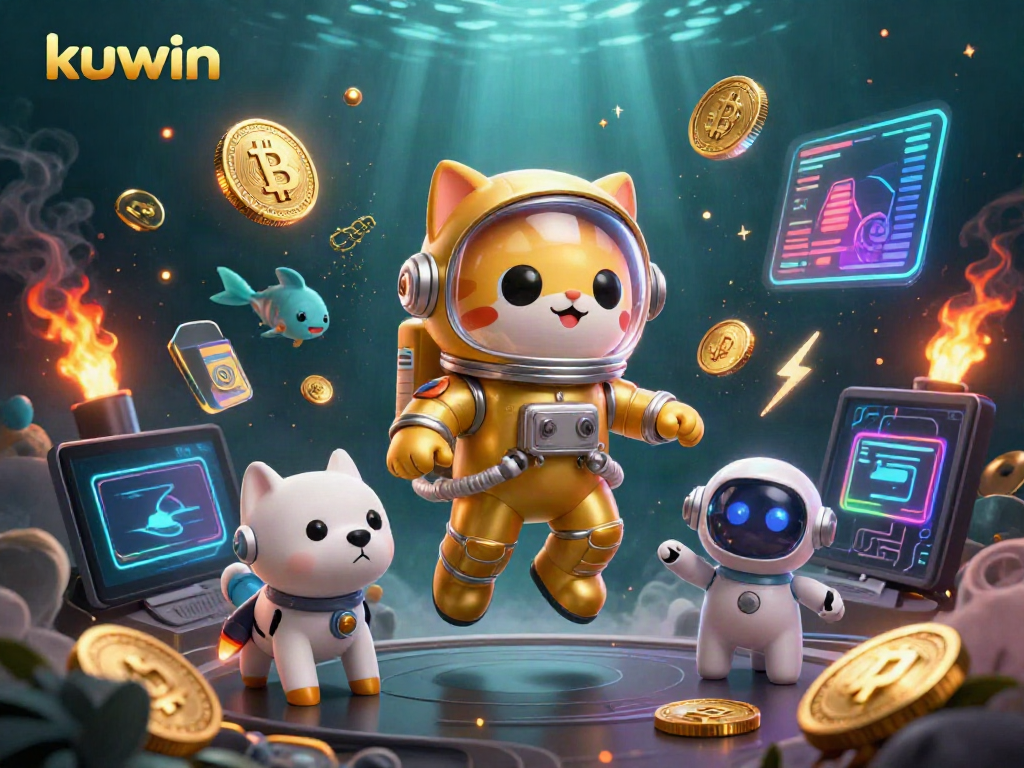 Engage with kuwin's thrilling games in a vibrant 3D cosmic casino scene.