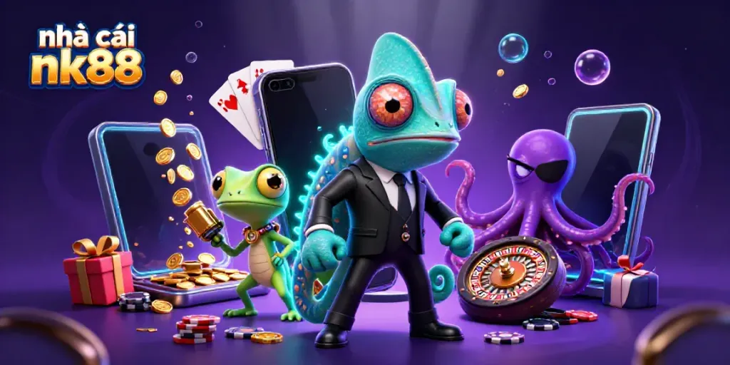 Experience thrilling gameplay at nhà cái nk88 with vibrant slots and engaging characters.