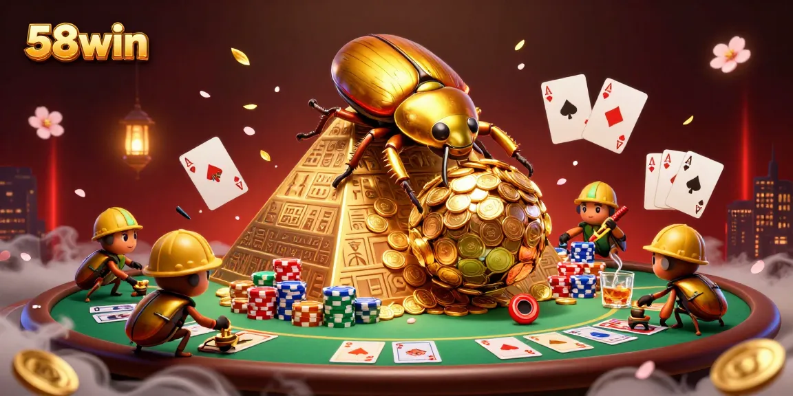 Engage in thrilling gameplay at 58win with vibrant casino elements and stunning 3D visuals.