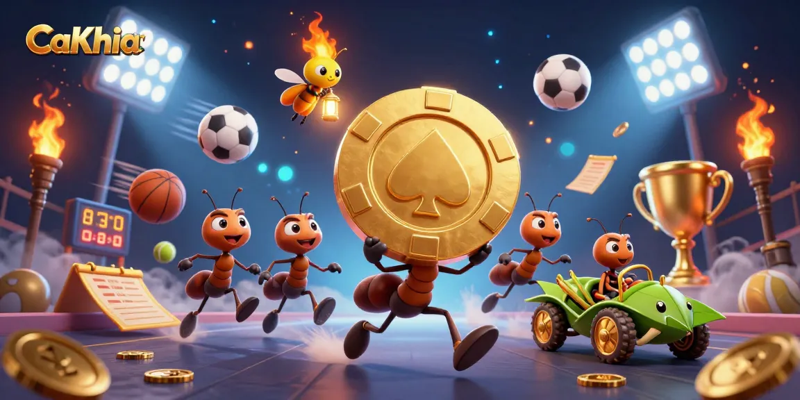 Experience thrilling gameplay with CaKhiaTV's animated heist scene featuring sports gambling elements.