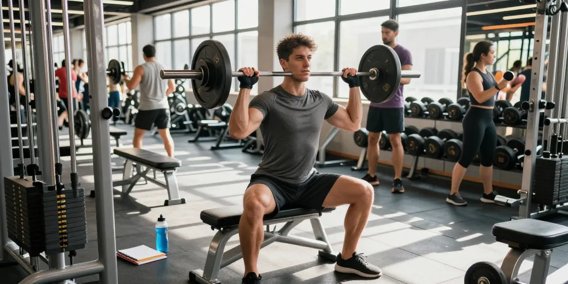 Anabolika Shop Deutschland mit einer dynamischen Fitnessstudio-Szene, die einen Athleten in Aktion zeigt, perfekt für Bodybuilding- und Fitnessbegeisterte.