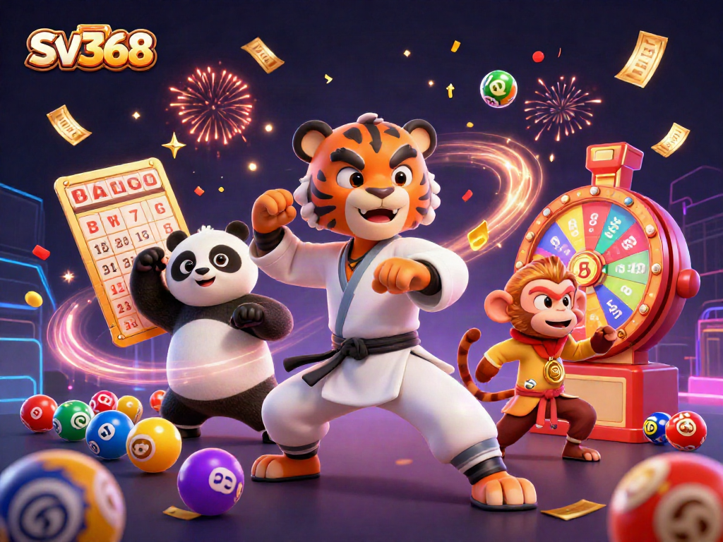 SV368 promotes excitement with vibrant 3D casino characters and rich gaming elements.