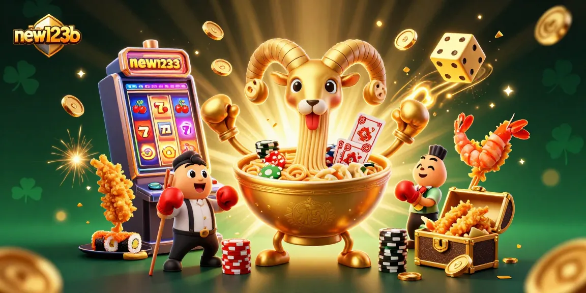 Experience thrilling slots and jackpots at new123b with vibrant 3D cartoon characters.