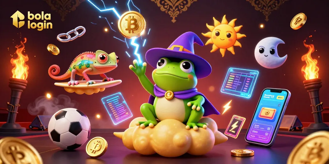 Place your bets with bola login on this dynamic sports betting illustration featuring vibrant characters and gold.