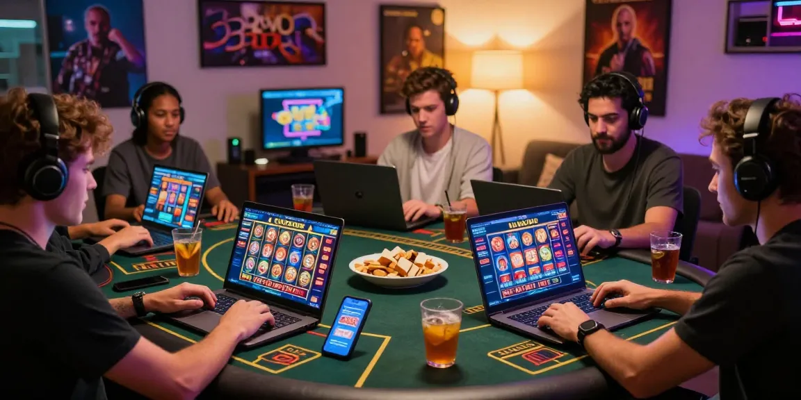 Online gaming experience at casinos not on GamStop showcasing diverse players, games, and inviting atmosphere on https://oadbyremembers.org.uk.